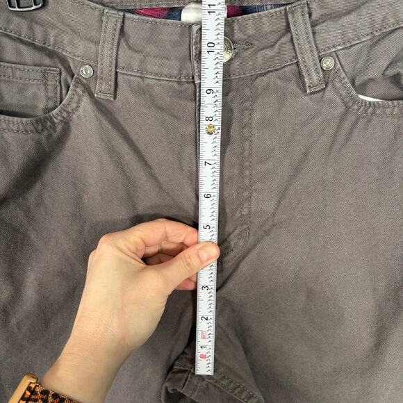 Blue Mountain Pant Womens 10 Flannel Lined Insulated Thermal Warm Red Soft 31x28 - Picture 7 of 13